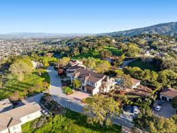 Aerial view of Gilroy, California